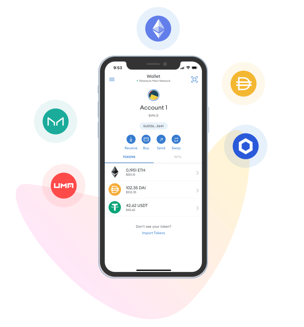 The Wealth Compass app mobile mockup